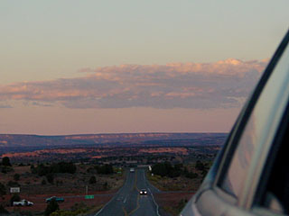 Arizona Sunset in Side Mirror